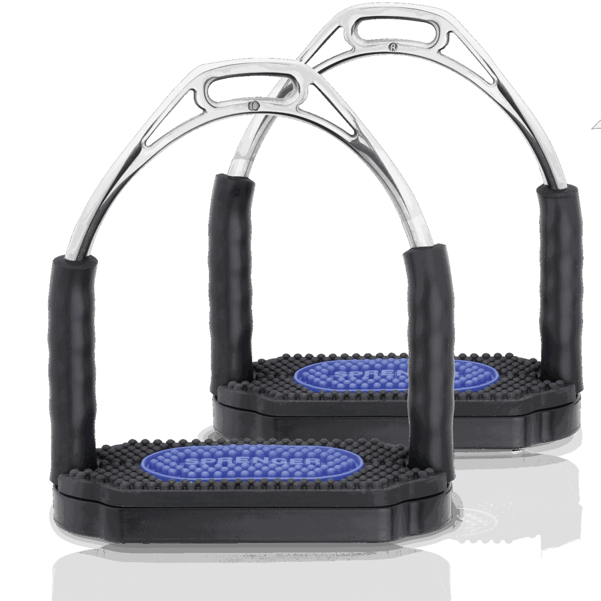 Sprenger Bow Balance Steigbügel - Edelstahl rostfrei, 1 Paar