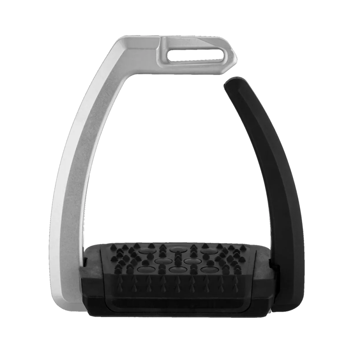 Sprenger Aero-Steigbügel silber eloxiert - 120 mm Trittweite