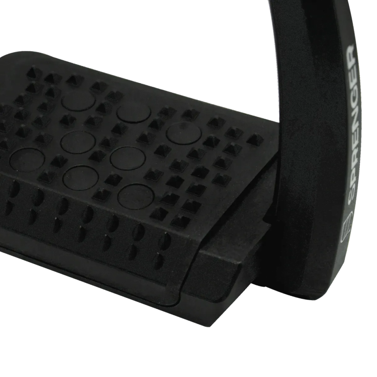 Sprenger Aero-Steigbügel silber eloxiert - 120 mm Trittweite