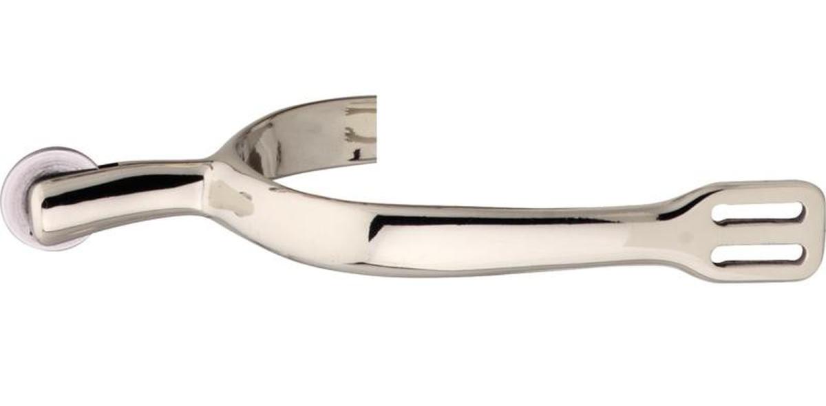 Sprenger Dressursporen mit glattem Rad, Argentan, 45mm, Damen, poliert