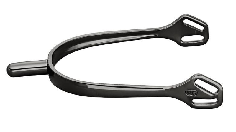 Sprenger Sporen Balkenhol mit rundem Ende, anthrazit, 25mm