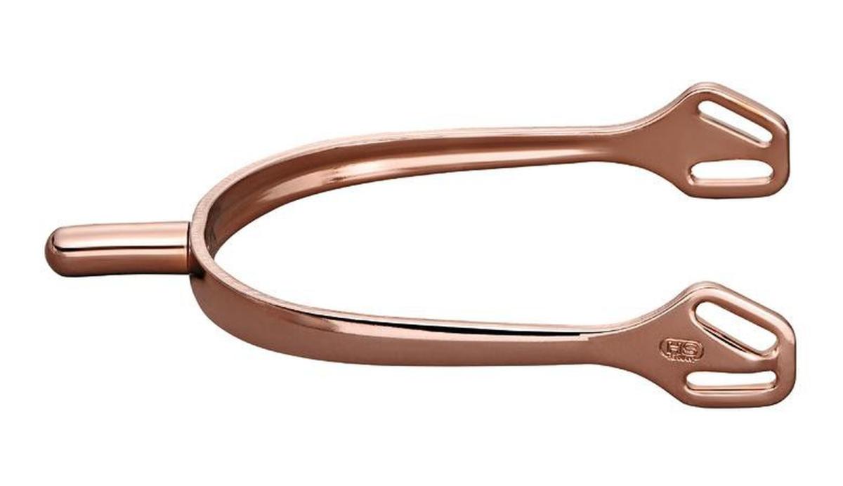 Sprenger Sporen Balkenhol mit rundem Ende, 25mm, bronze