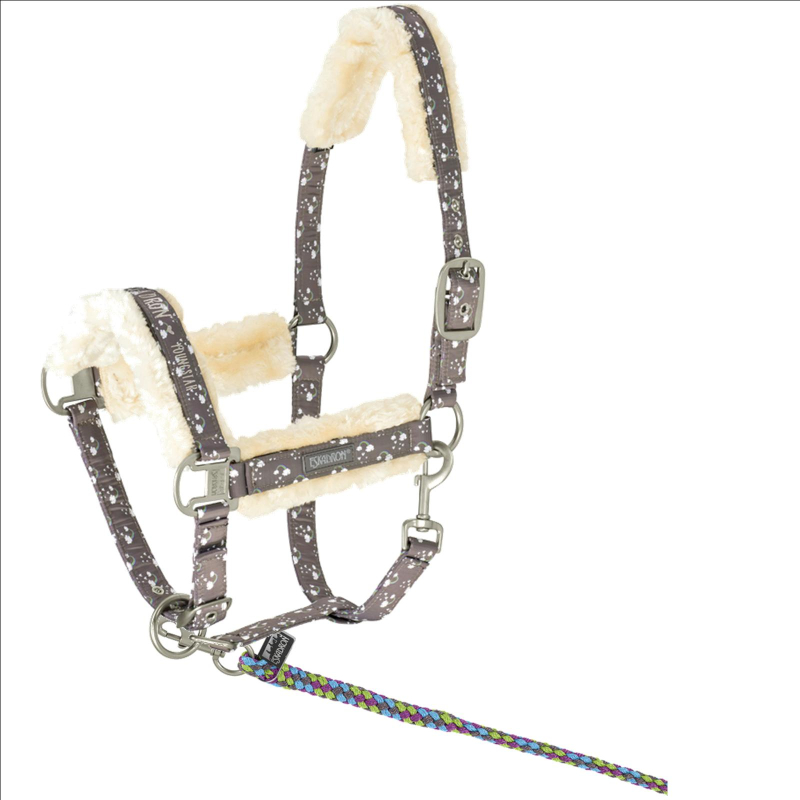 Eskadron Headcollar & Rope GLOSSY FAUXFUR YOUNGSTAR