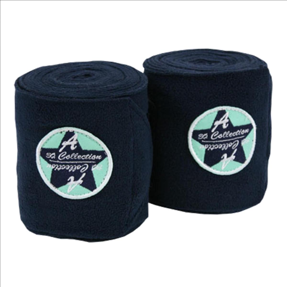 Equest Fleece bandages, 2er Set, Light Aqua