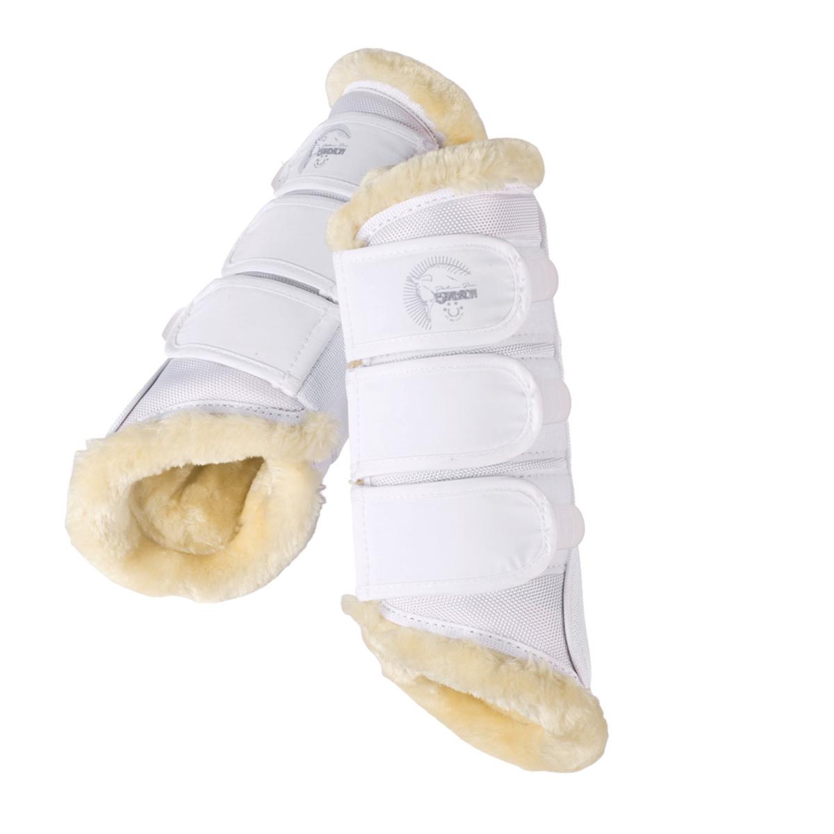 Eskadron Platinum PURE Gamasche FAUXFUR, weiß