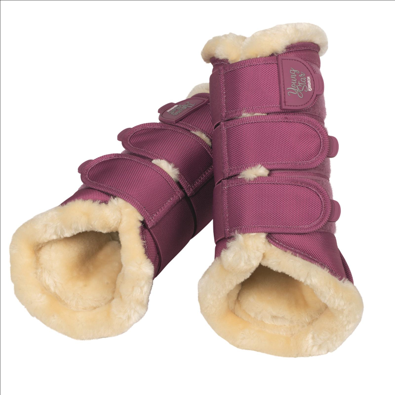 Eskadron Gamaschen Fauxfur " YOUNG STAR " atmungsaktiv, L , pink