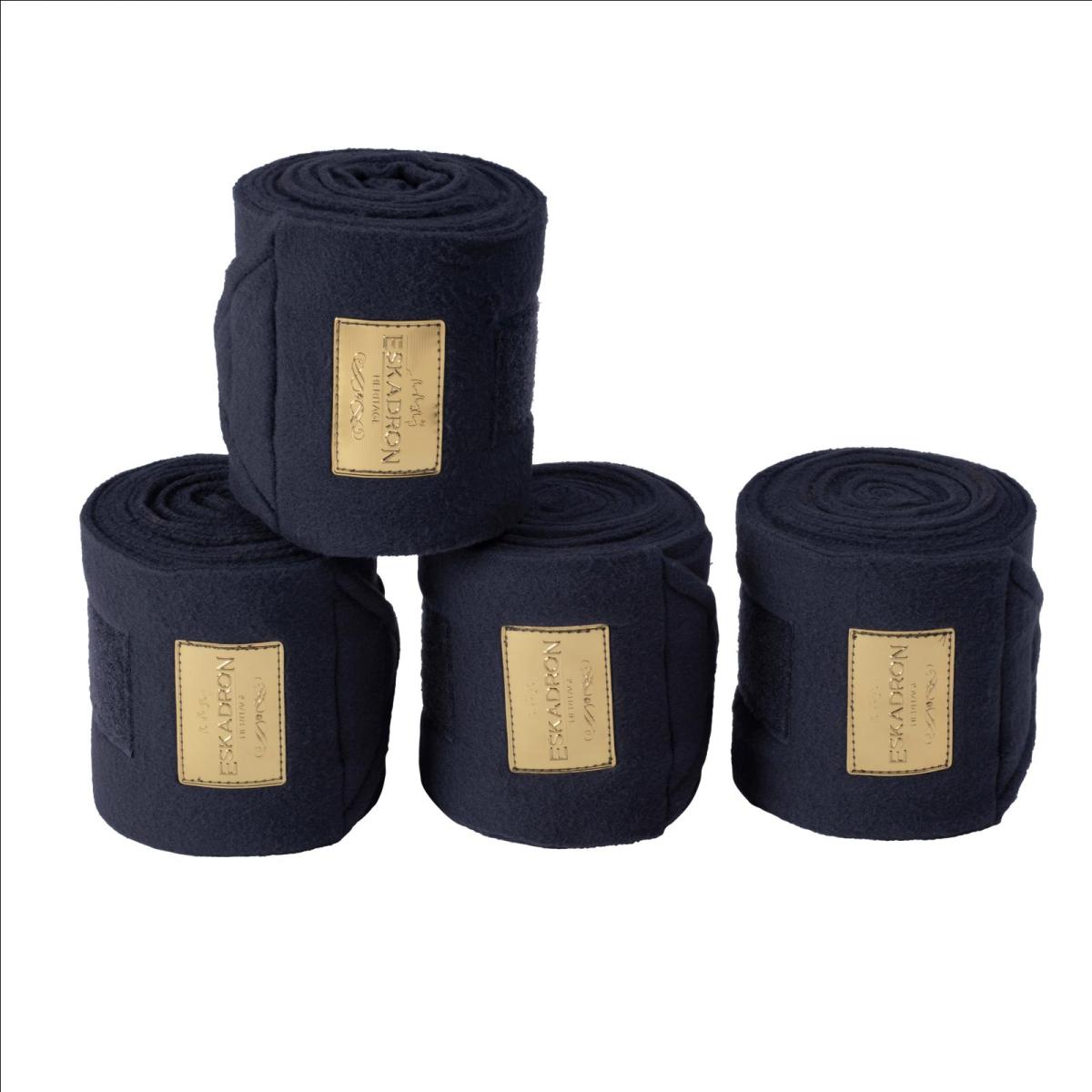 Eskadron HERITAGE Fleecebandagen 4er Set, blackmocca, deeptaupe, oxfordnavy, rosewood