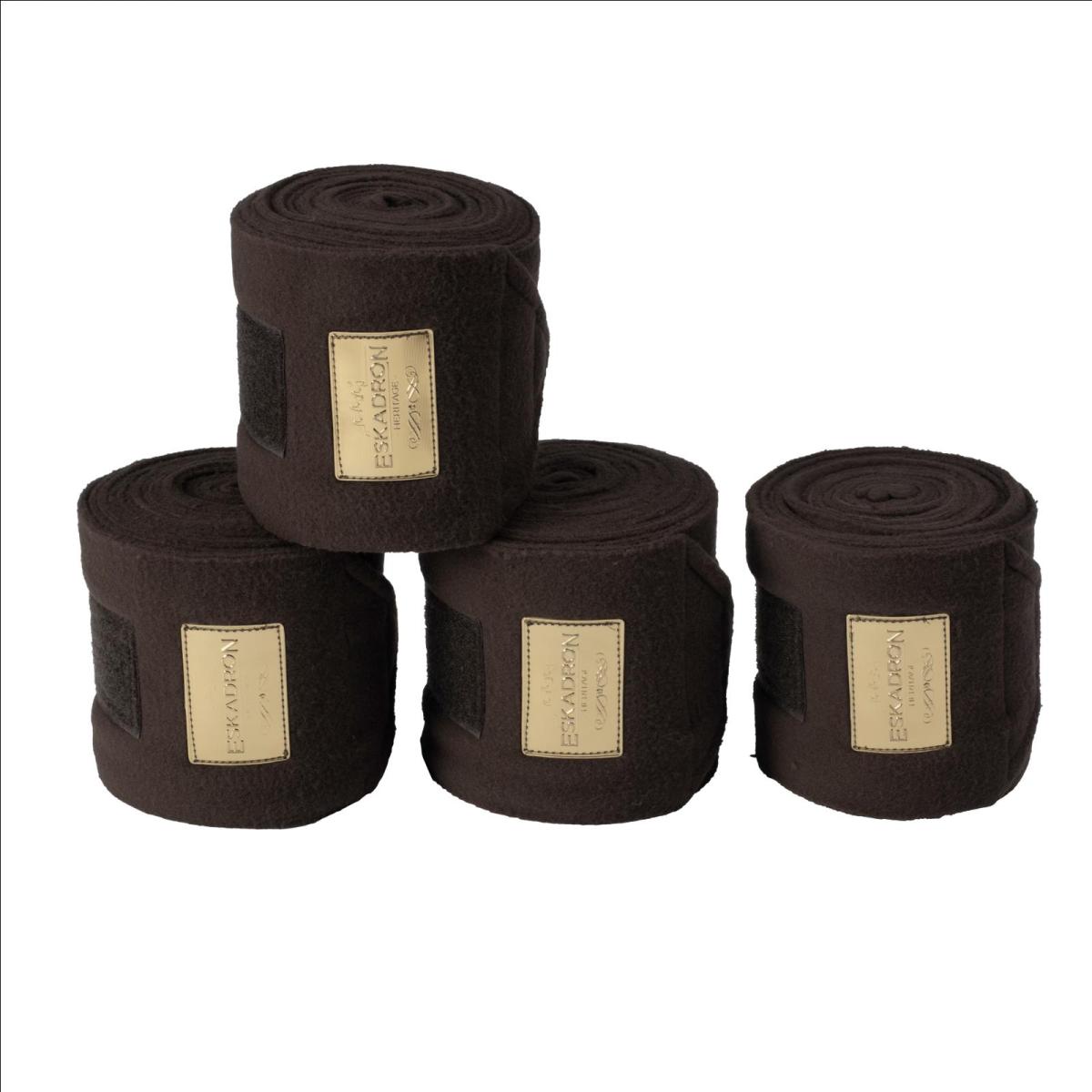 Eskadron HERITAGE Fleecebandagen 4er Set, blackmocca, deeptaupe, oxfordnavy, rosewood