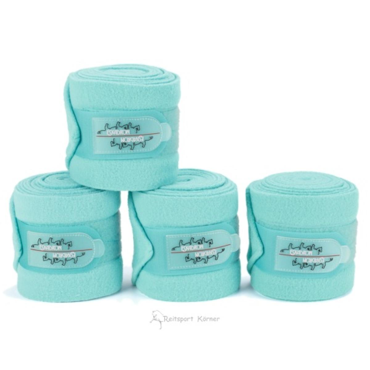 Eskadron Fleecebandagen 4er Set, Bandagen, lime, taupe, iceblue, sangria  " Classic Sports "