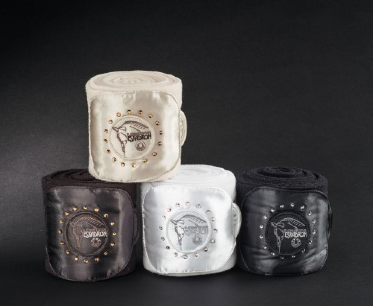 Eskadron Platinum Fleece Bandages " CRYSTAL "