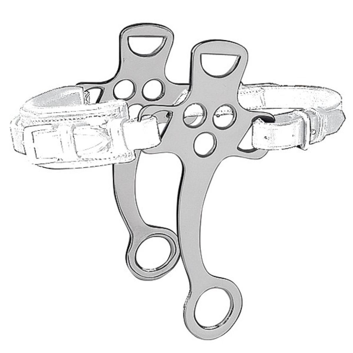 Waldhausen Seitenteile für Hackamore, einzeln, 1 Paar