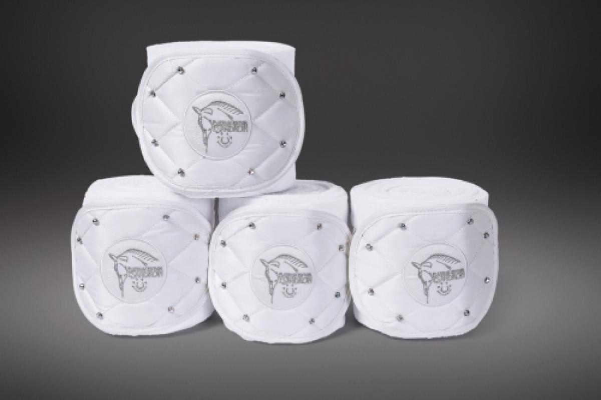 Eskadron Platinum Fleece Bandages " Glossy CRYSTAL "