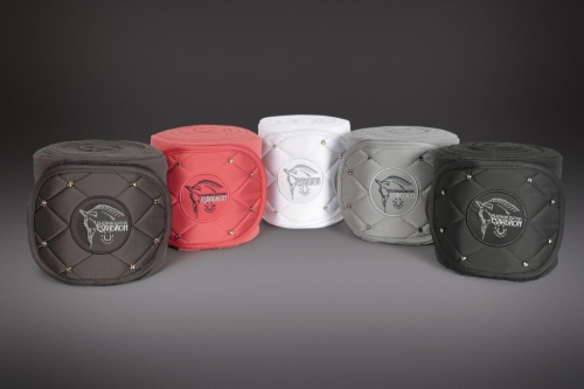 Eskadron Platinum Fleece Bandages " Glossy CRYSTAL "