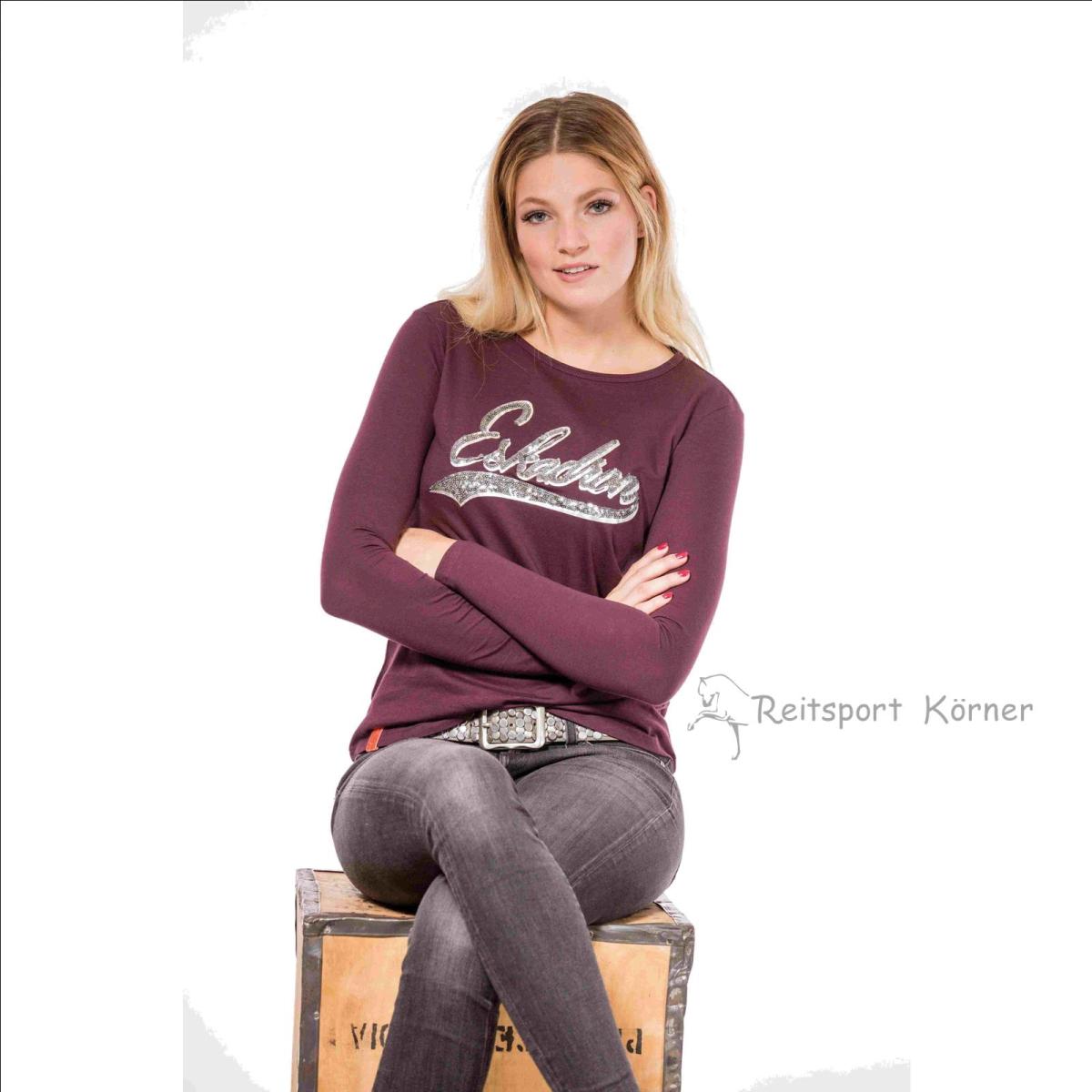 Eskadron Fanatics Shirt Women  " DANA Longsleeve " , blackberry