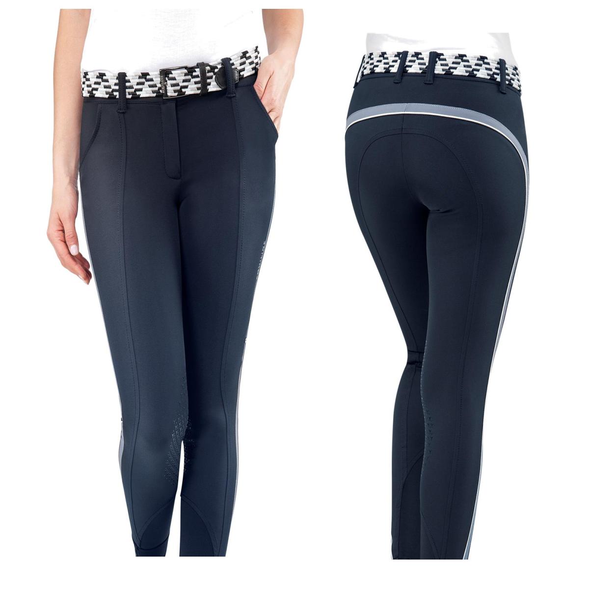 Equiline Damenreithose " E_CELINE " mit Kniegrip, Reithose mit Kniebesatz