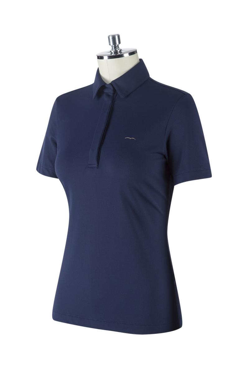 Animo WOMAN'S RIDING POLO SHORT SLEEVES '" AN_BURRY "