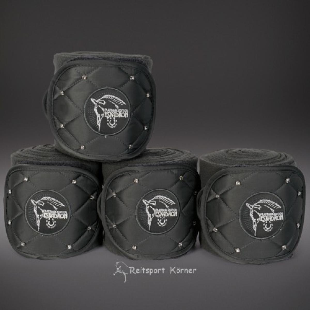 Eskadron Platinum Fleece Bandages " Glossy CRYSTAL "