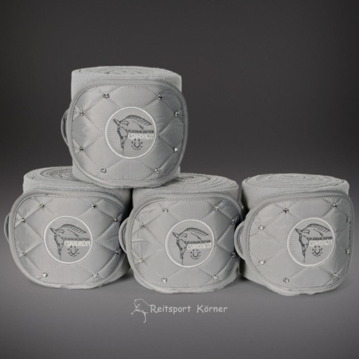 Eskadron Platinum Fleece Bandages " Glossy CRYSTAL "