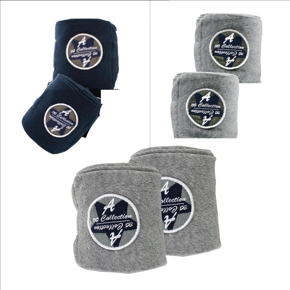 Equest Annica Hansen Fleecebandagen, 2er Set, Cool Earth