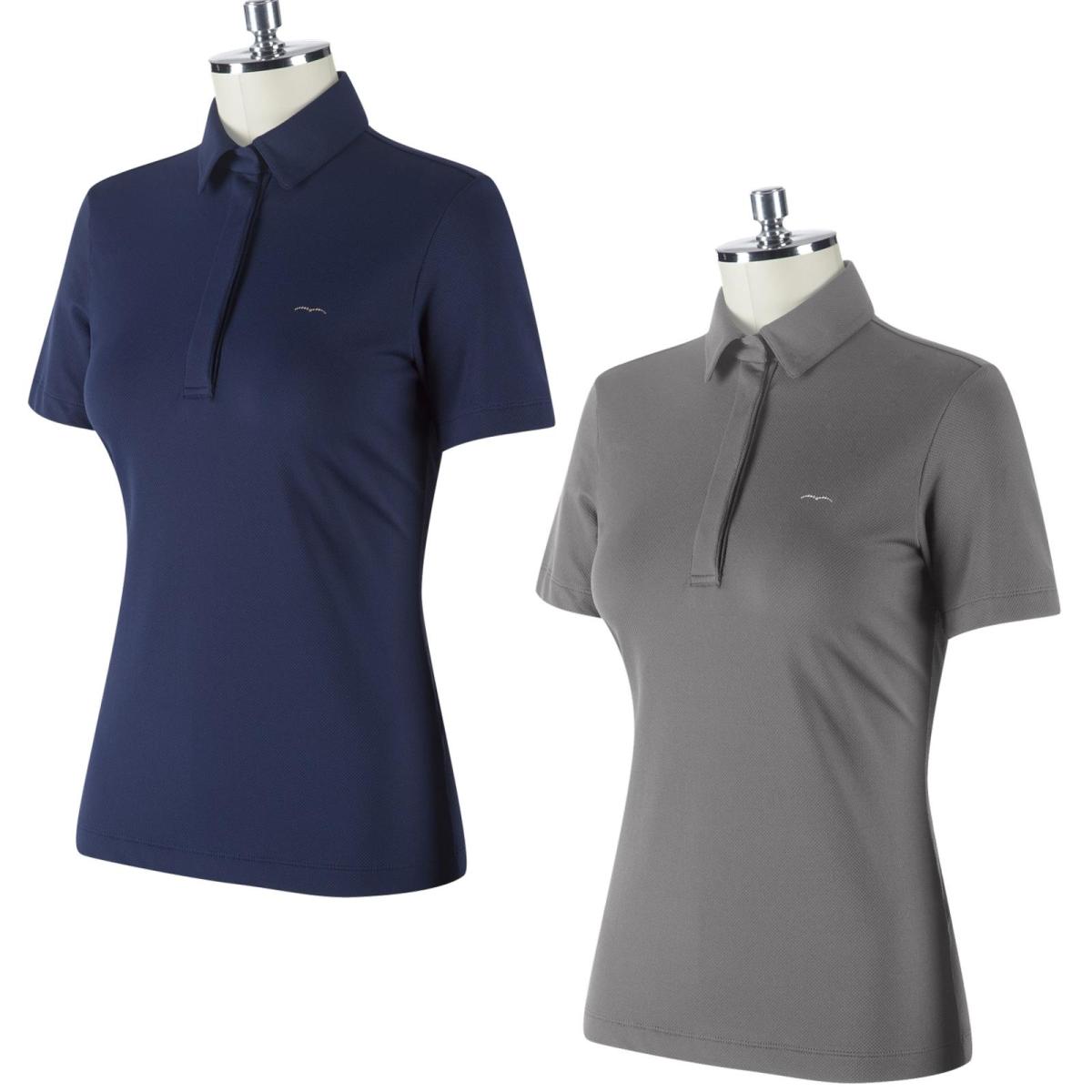 Animo WOMAN'S RIDING POLO SHORT SLEEVES '" AN_BURRY "