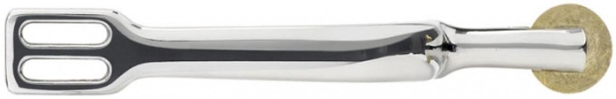 Busse Sporen Edelstahl mit goldener Scheibe, Herren, 30mm