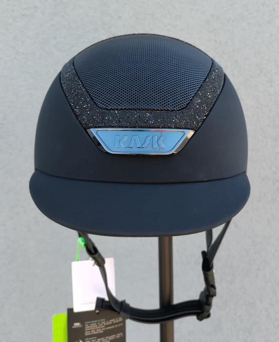 KASK  Helm " DOGMA CHROME LIGHT " with Swarovski-Frame, RIVET, without Inner padding,