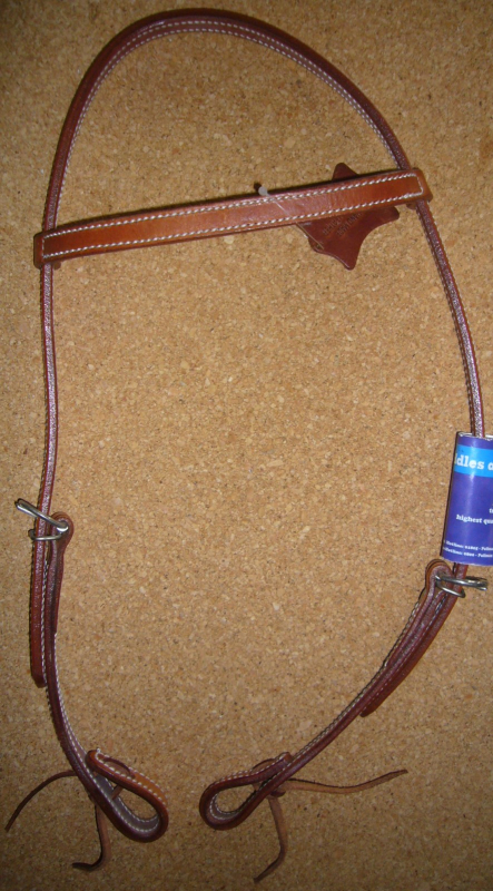 Continental Westernkopfstück, braun, Vollblut