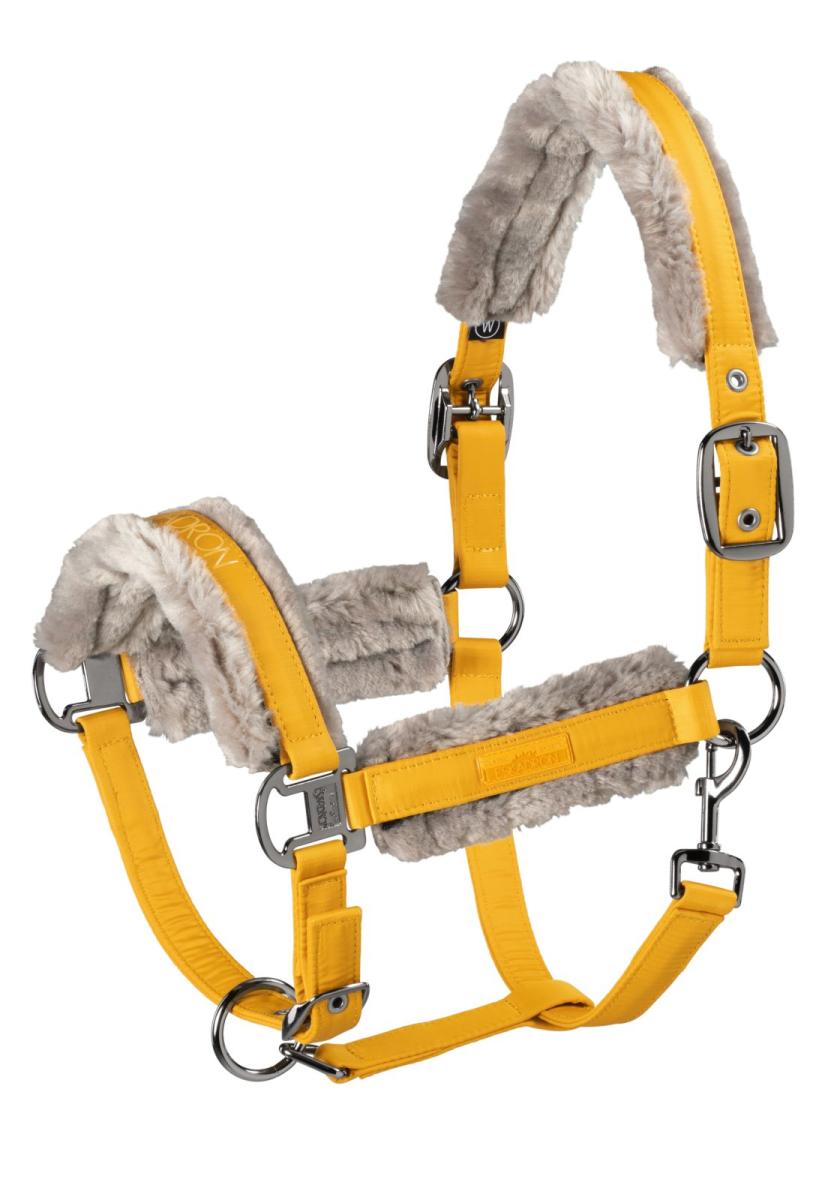 Eskadron Headcollar Double Pin Faux Fur GLOSSY     "