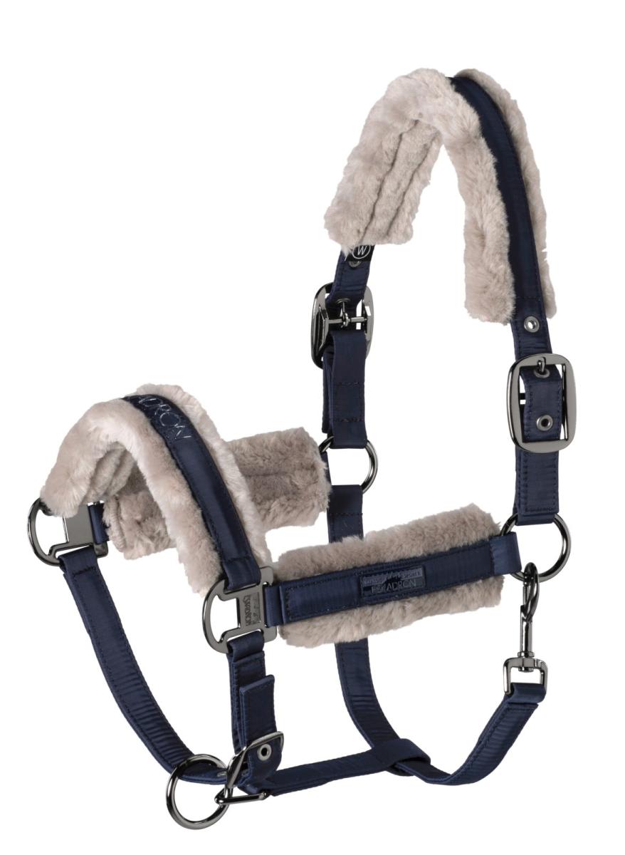 Eskadron Headcollar Double Pin Faux Fur GLOSSY     "