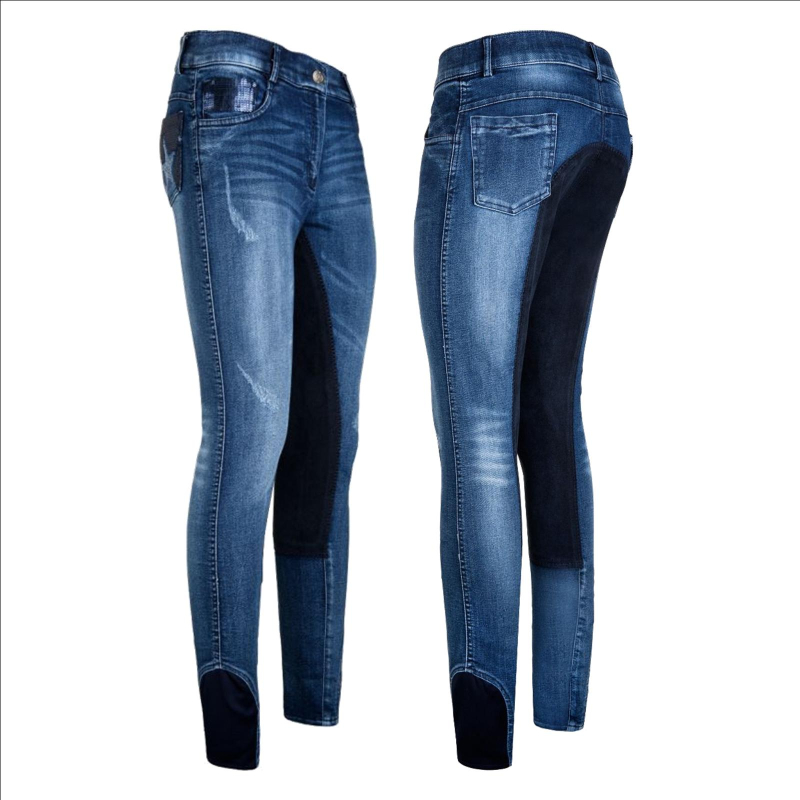 Imperial Riding Damenreithose " BASE " , Jeans-Look im super Stretch-Modell