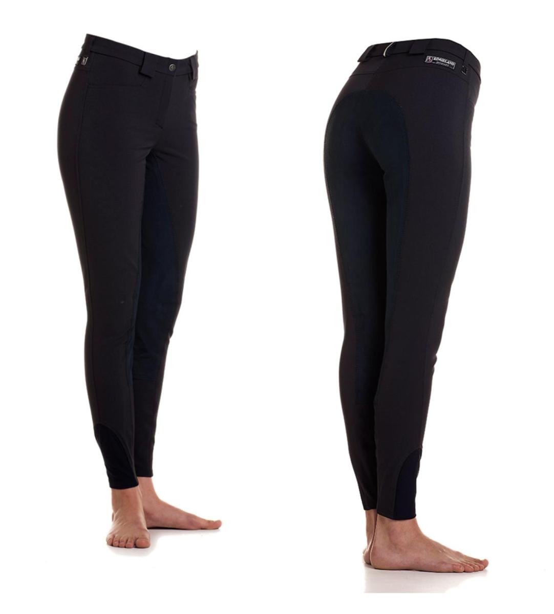 Kingsland Damenreithose " Technical Micro KL_KELLY " mit Ganzleder, navy