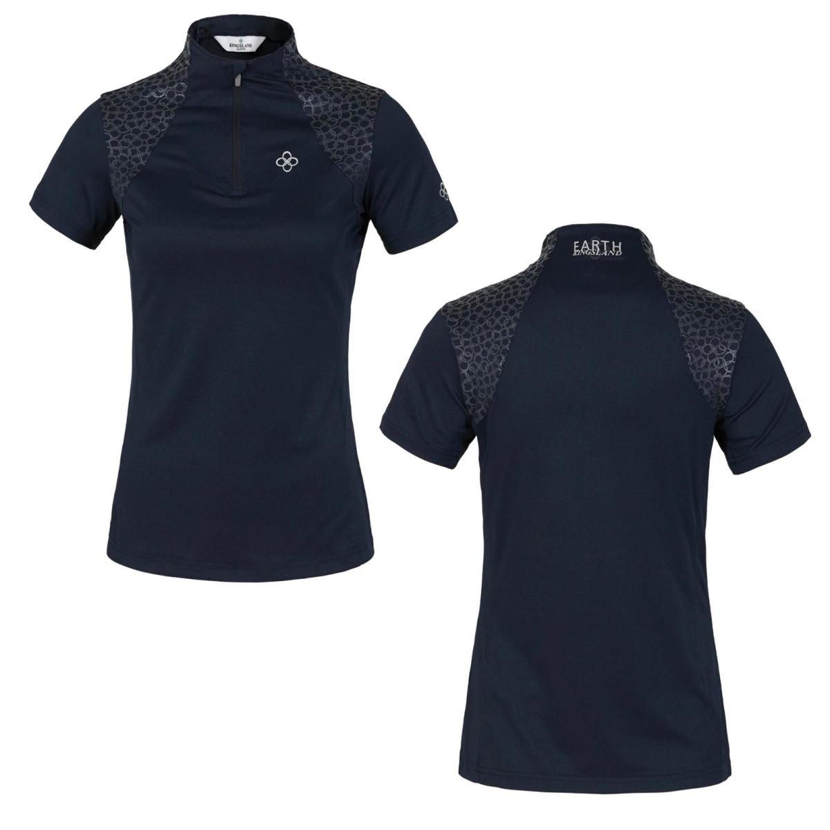 Kingsland EARTH Damenshirt, T-Shirt " KLOVA " , 1/2 Zip Shirt