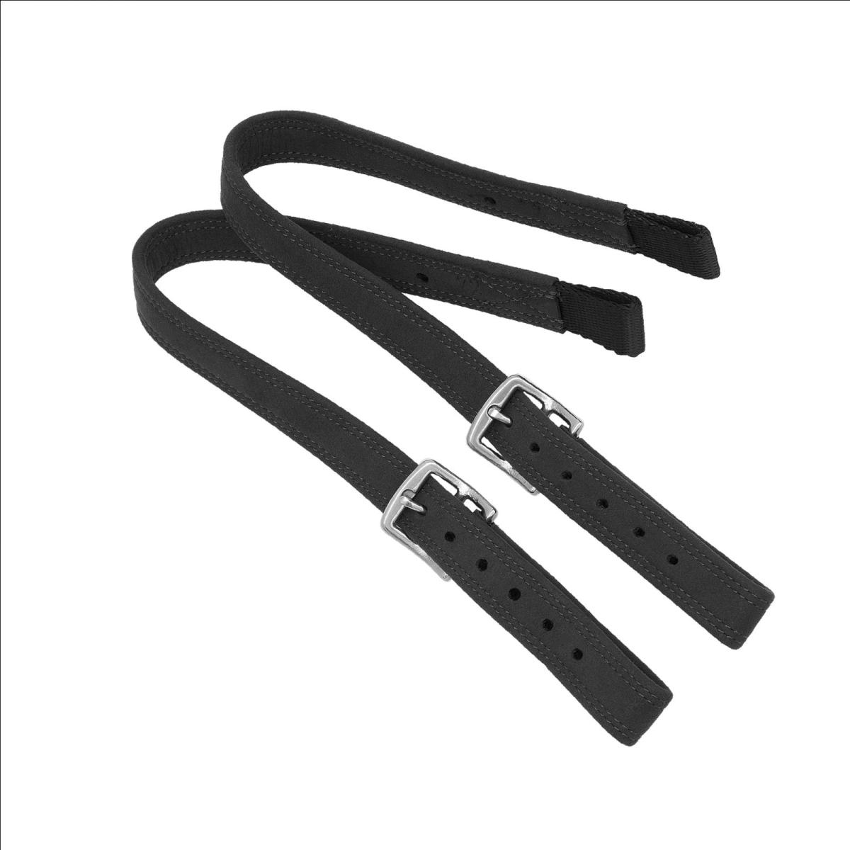 Kieffer Dressurbügelriemen, Monosteigbügelriemen Velourleder, 25mm breit, 1 Paar