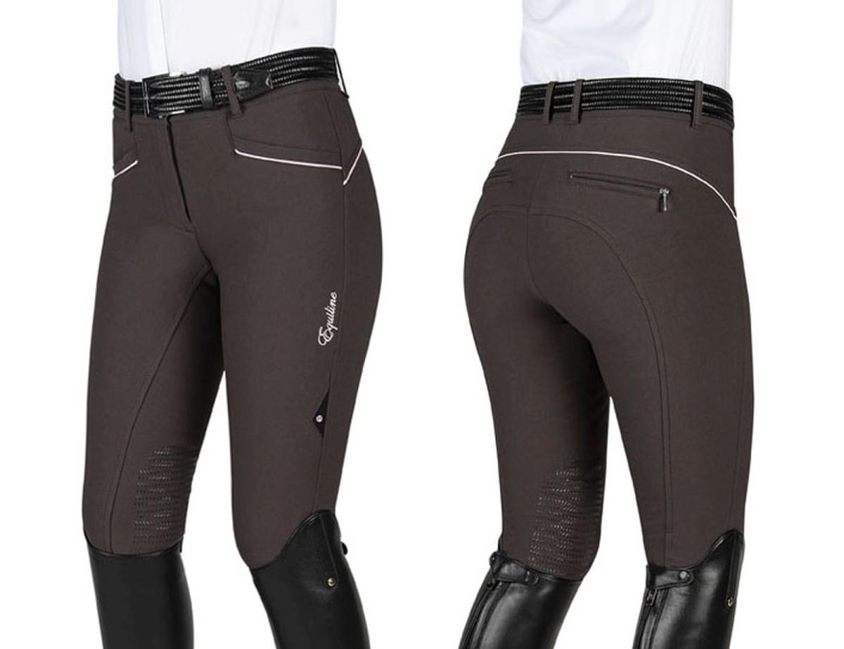 Equiline Women´s Breeches " LENA ", Kneegrip, brown