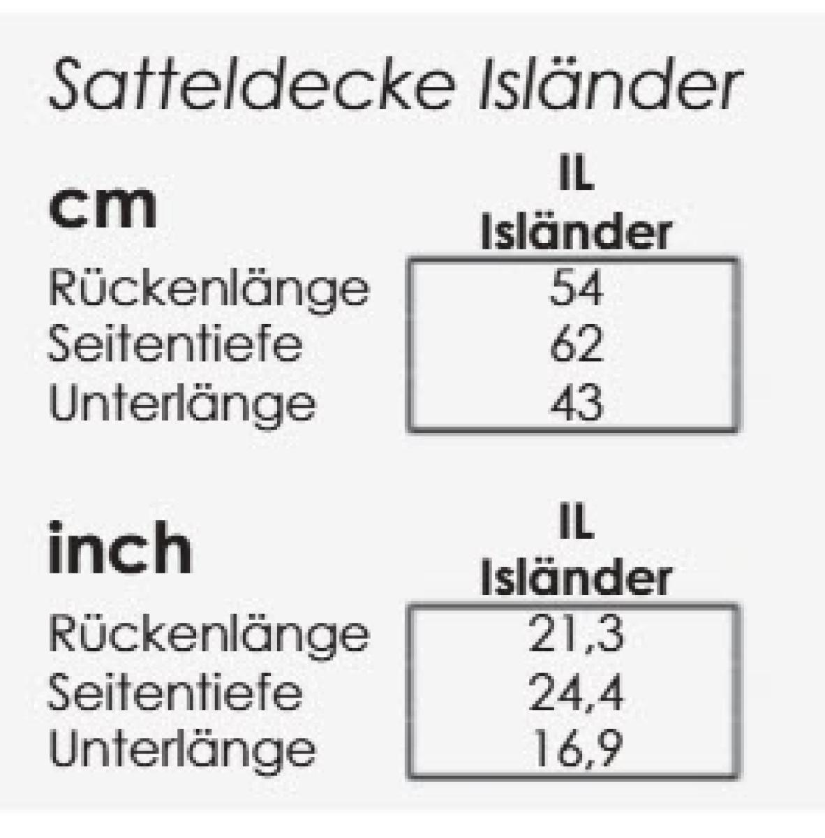 EQuest Satteldecke " NATURE ", Filzsatteldecke, Wollfilzdecke