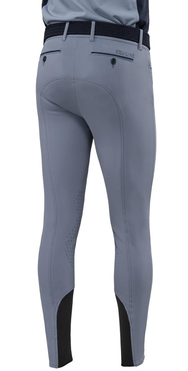 Equiline Men´s Breeches " E_ELIOT " Kneegrip, stone grey