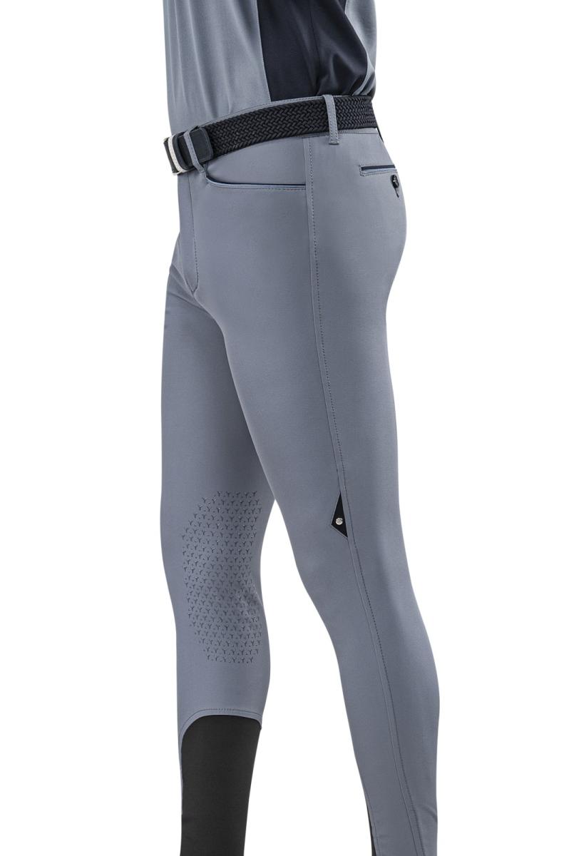 Equiline Men´s Breeches " E_ELIOT " Kneegrip, stone grey
