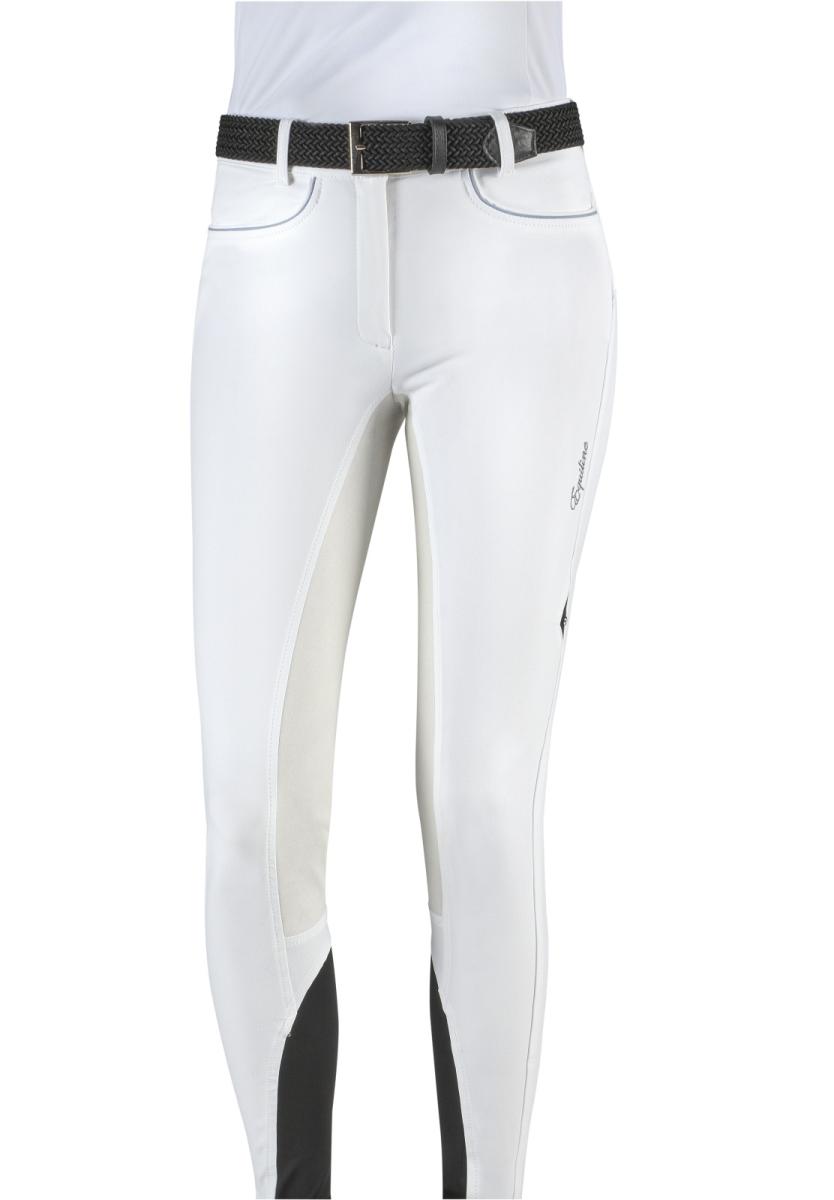 Equiline women`s breeches " E_ELODIE ", Ecoleather Full Seat