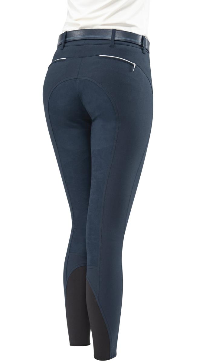 Equiline women`s breeches " E_ELODIE ", Ecoleather Full Seat