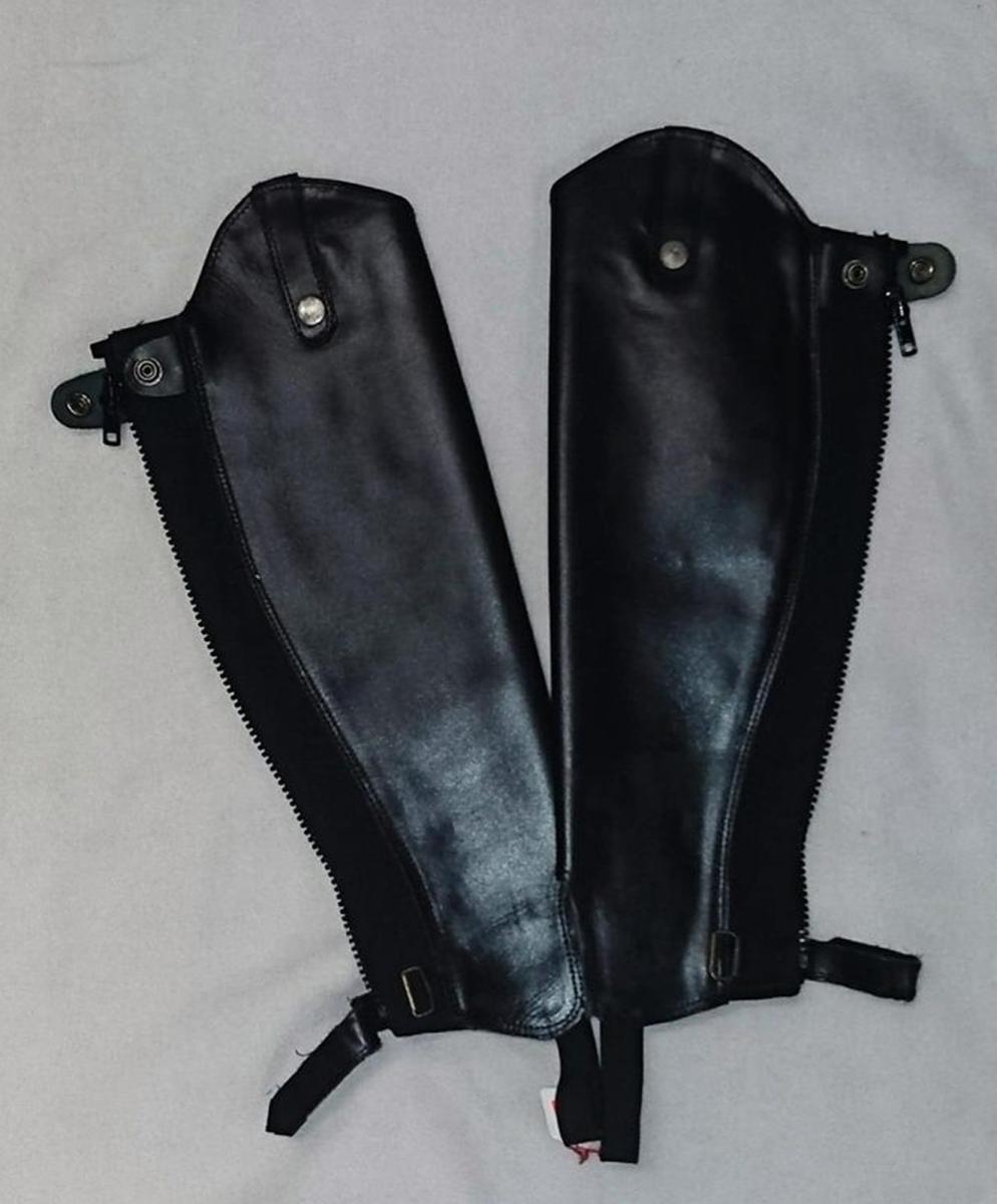 Leather Chaps, black