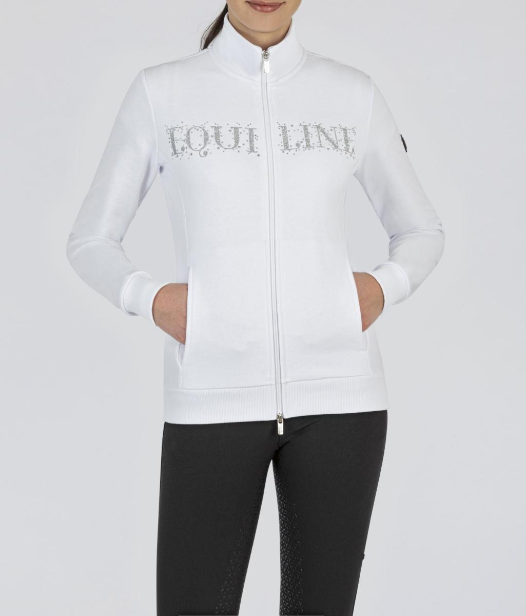 Equiline WOMEN’S FULL ZIP SWEATSHIRT " EQ_GILIAG ", black