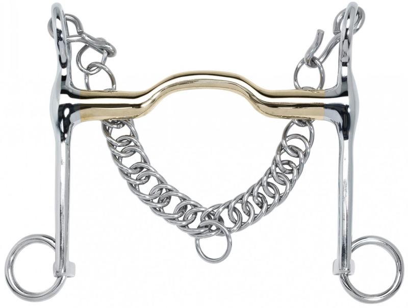 Busse Double Bridle KAUGAN®, stainless steel bars