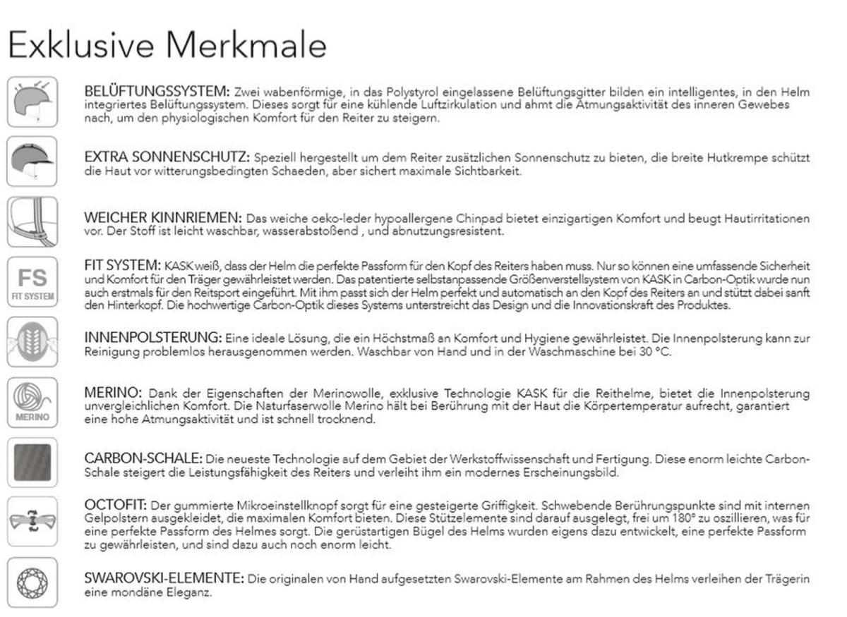 KASK  Helm " DOGMA CHROME LIGHT " with Swarovski-Frame, RIVET, without Inner padding,