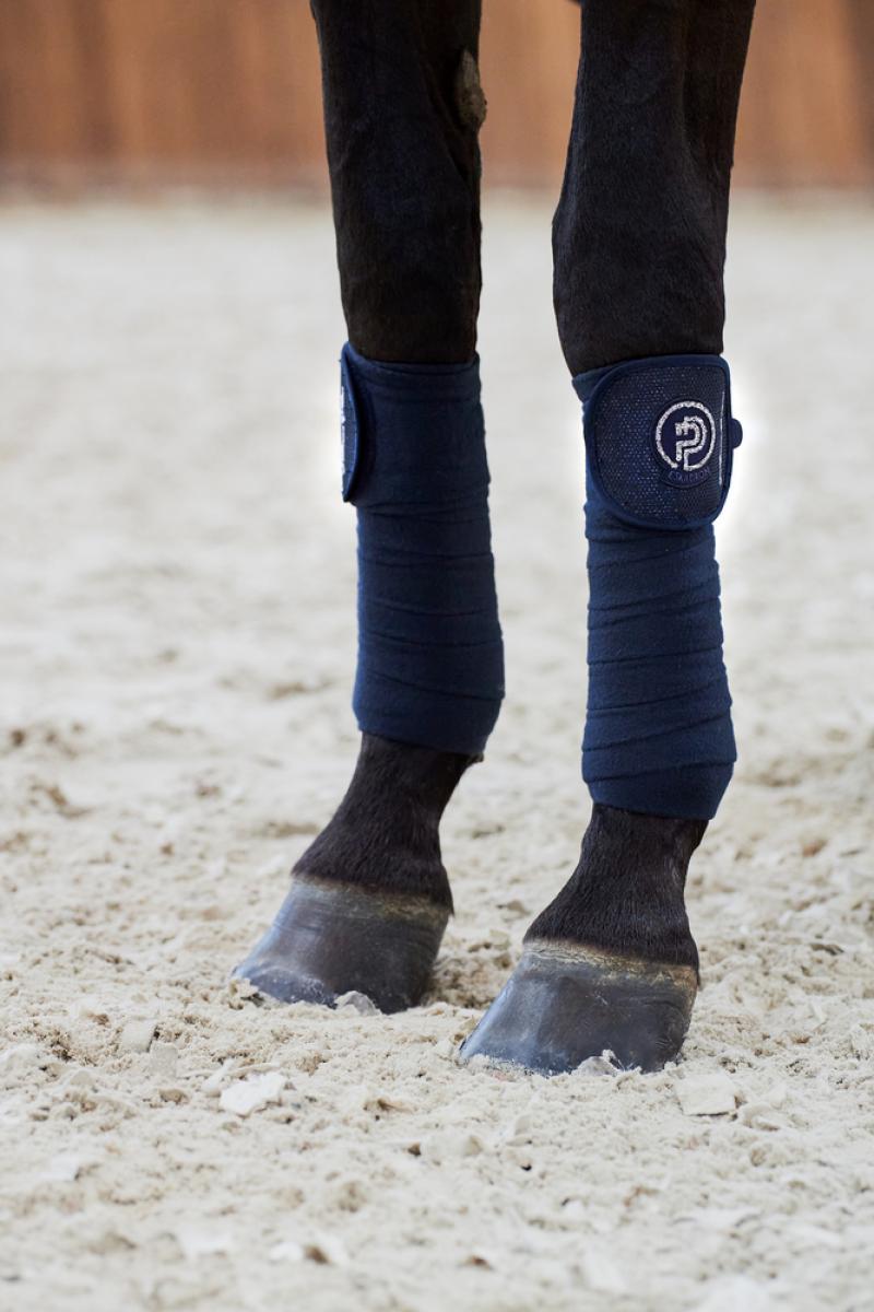 Eskadron Platinum Pure Bandagen " FLEECE GLITTER ", 4er Set