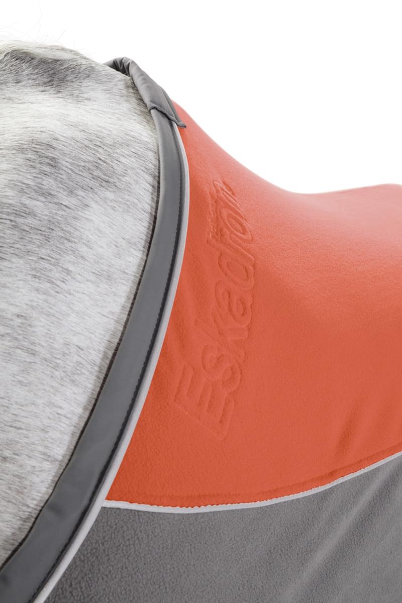 Eskadron Reflexx Sweat Rug FLEECE Bicolor Curved, grey-neon