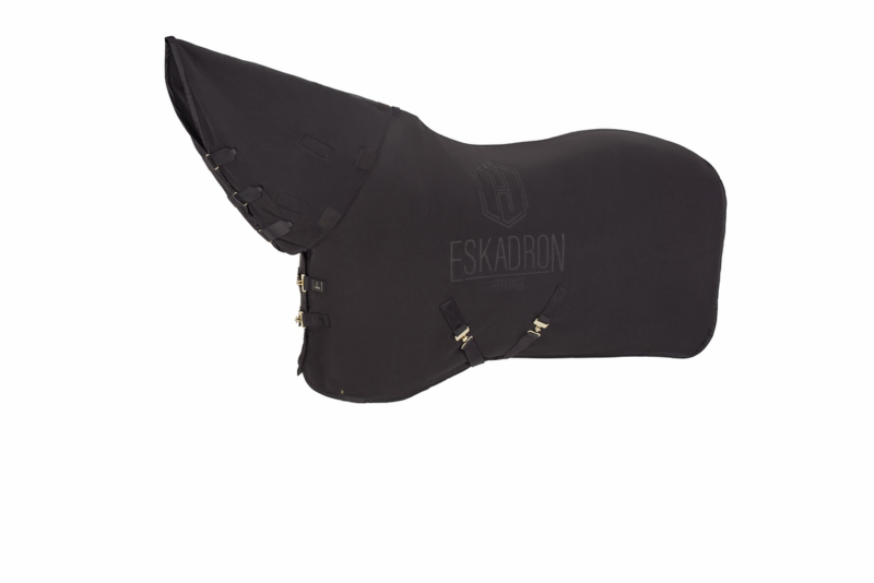 Eskadron HERITAGE Abschwitzdecke " POLARFLEECE HIGHNECK " , black-truffle