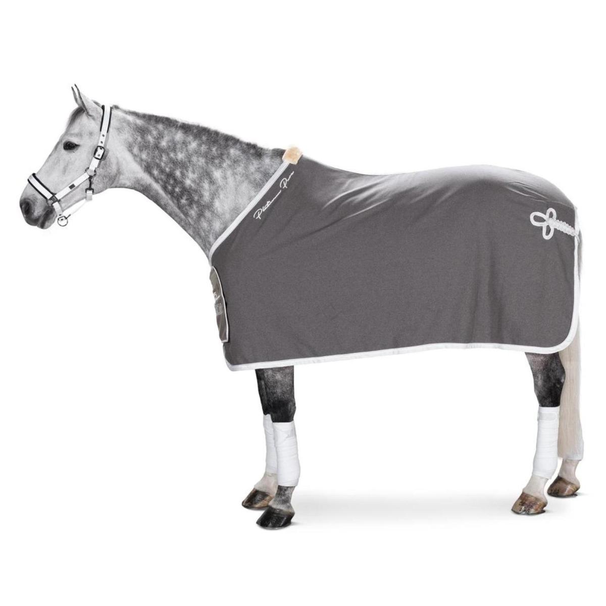 Eskadron Platinum PURE Abschwitzdecke " LODEN ", platinum grey