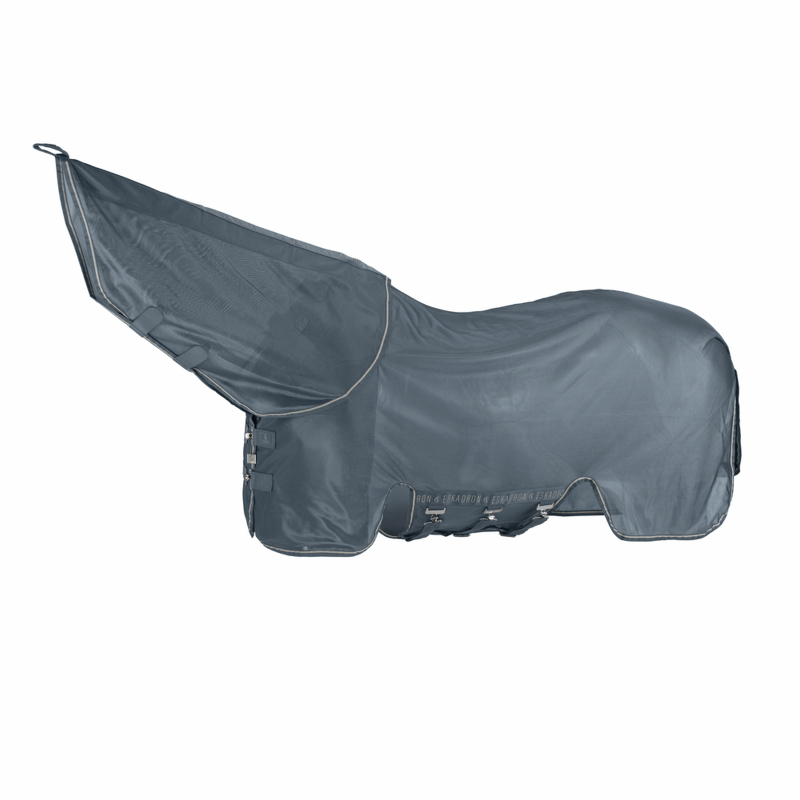 Eskadron Classic Sports Fliegendecke " FLY DETACH-NECK " engmaschig, atmungsaktiv, steelblue