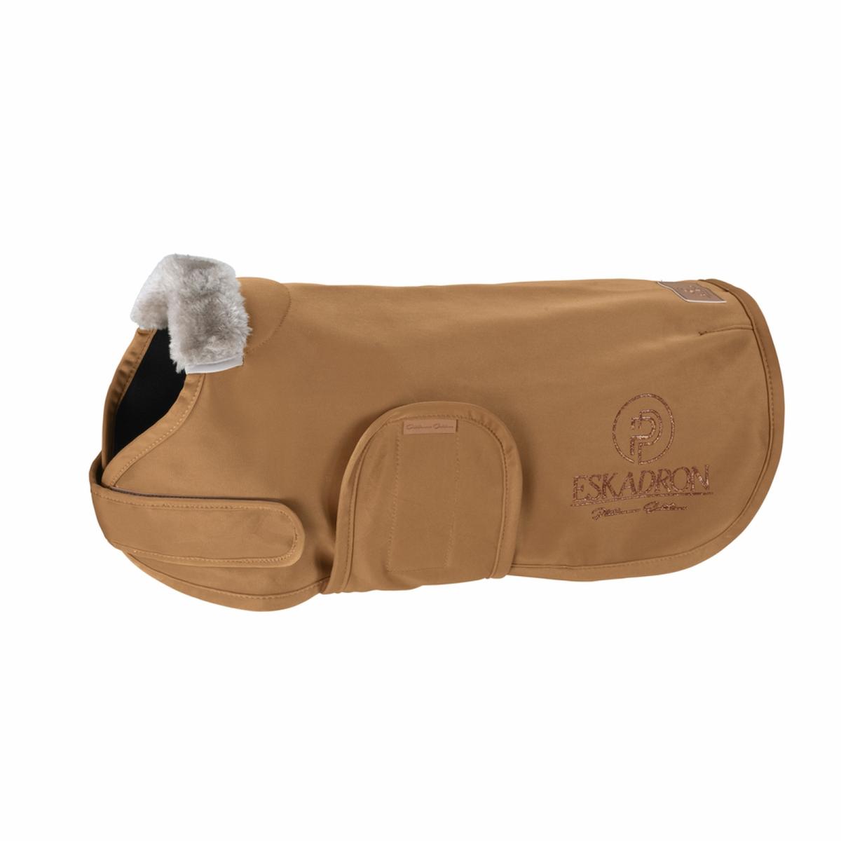 Eskadron HERITAGE Hundemantel, Hundedecke " SOFTSHELL  ", cognac