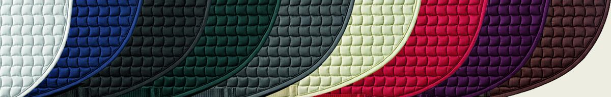 Eskadron Saddle Cloth Cotton, blackberry, racinggreen, black